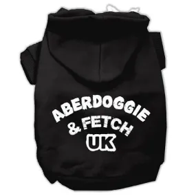 Aberdoggie UK Screenprint Pet Hoodies Black Size XL (16)