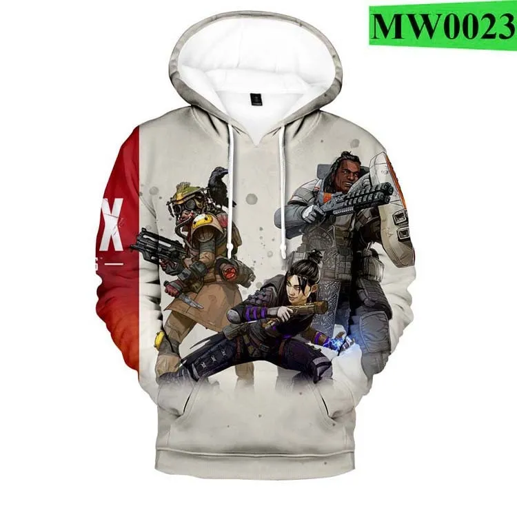 Apex Legends Game Men's Hoodie 2021product Listing Popular Long Sleeve Tracksuit Hoodies 3D Print Plus Size Clothes Apex Legends