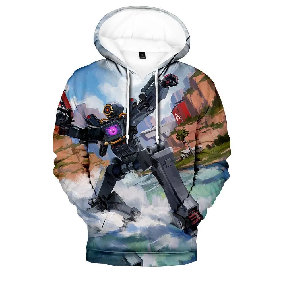 Apex Legends Game Men's Hoodie 2021product Listing Popular Long Sleeve Tracksuit Hoodies 3D Print Plus Size Clothes Apex Legends