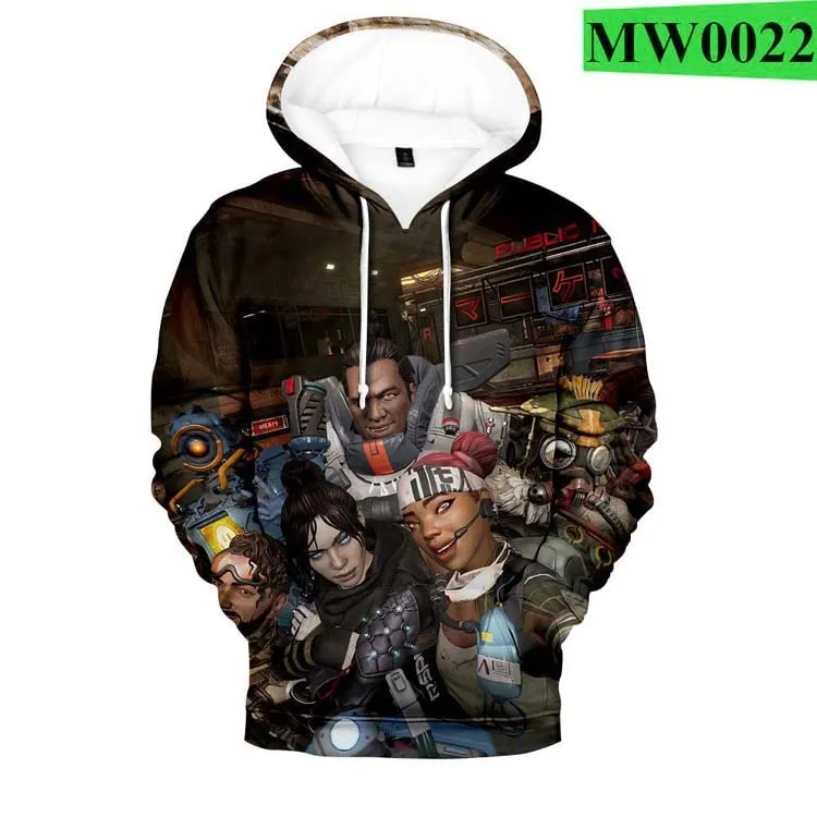 Apex Legends Game Men's Hoodie 2021product Listing Popular Long Sleeve Tracksuit Hoodies 3D Print Plus Size Clothes Apex Legends