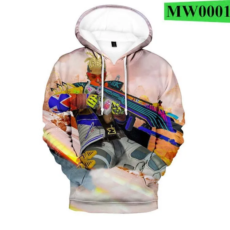 Apex Legends Game Men's Hoodie 2021product Listing Popular Long Sleeve Tracksuit Hoodies 3D Print Plus Size Clothes Apex Legends