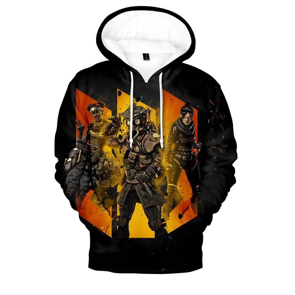 Apex Legends Game Men's Hoodie 2021product Listing Popular Long Sleeve Tracksuit Hoodies 3D Print Plus Size Clothes Apex Legends