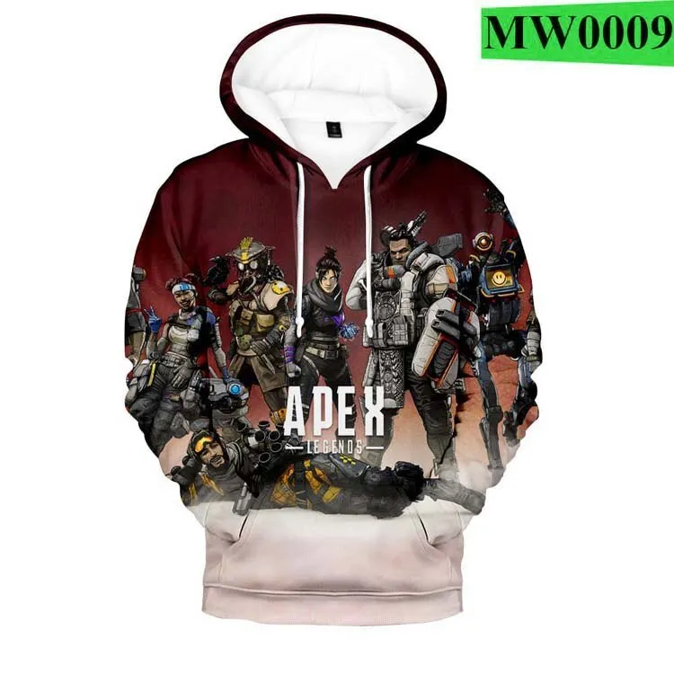 Apex Legends Game Men's Hoodie 2021product Listing Popular Long Sleeve Tracksuit Hoodies 3D Print Plus Size Clothes Apex Legends