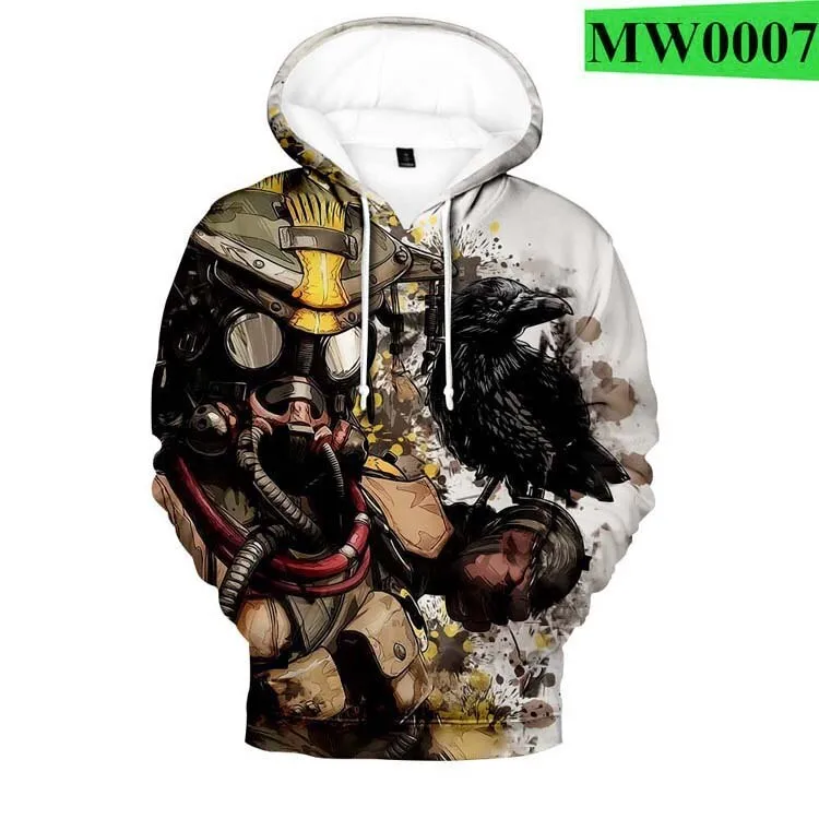 Apex Legends Game Men's Hoodie 2021product Listing Popular Long Sleeve Tracksuit Hoodies 3D Print Plus Size Clothes Apex Legends