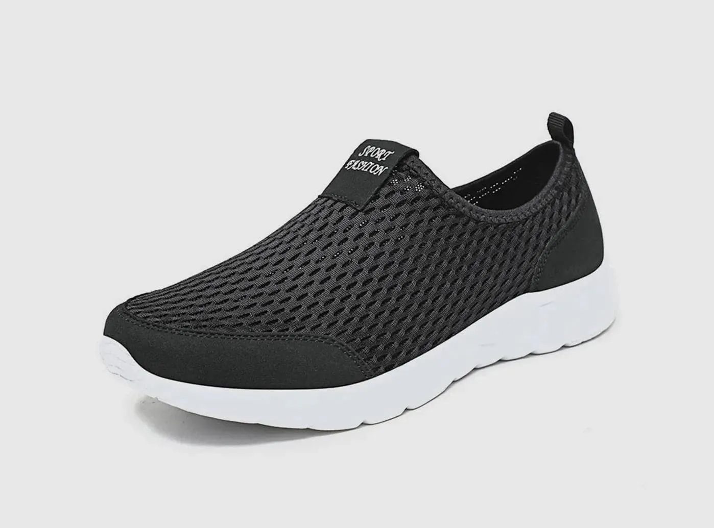 FitVille Men's Airy Slip-On Sneakers