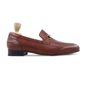 Hantom - Men's Brown Calf Leather Loafer