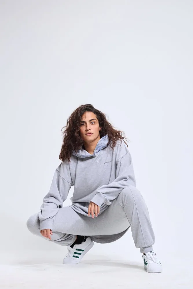 Heather Gray Oversized Hoodie