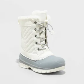 New - Girls' Skylar Winter Boots - All in Motion Cream 4