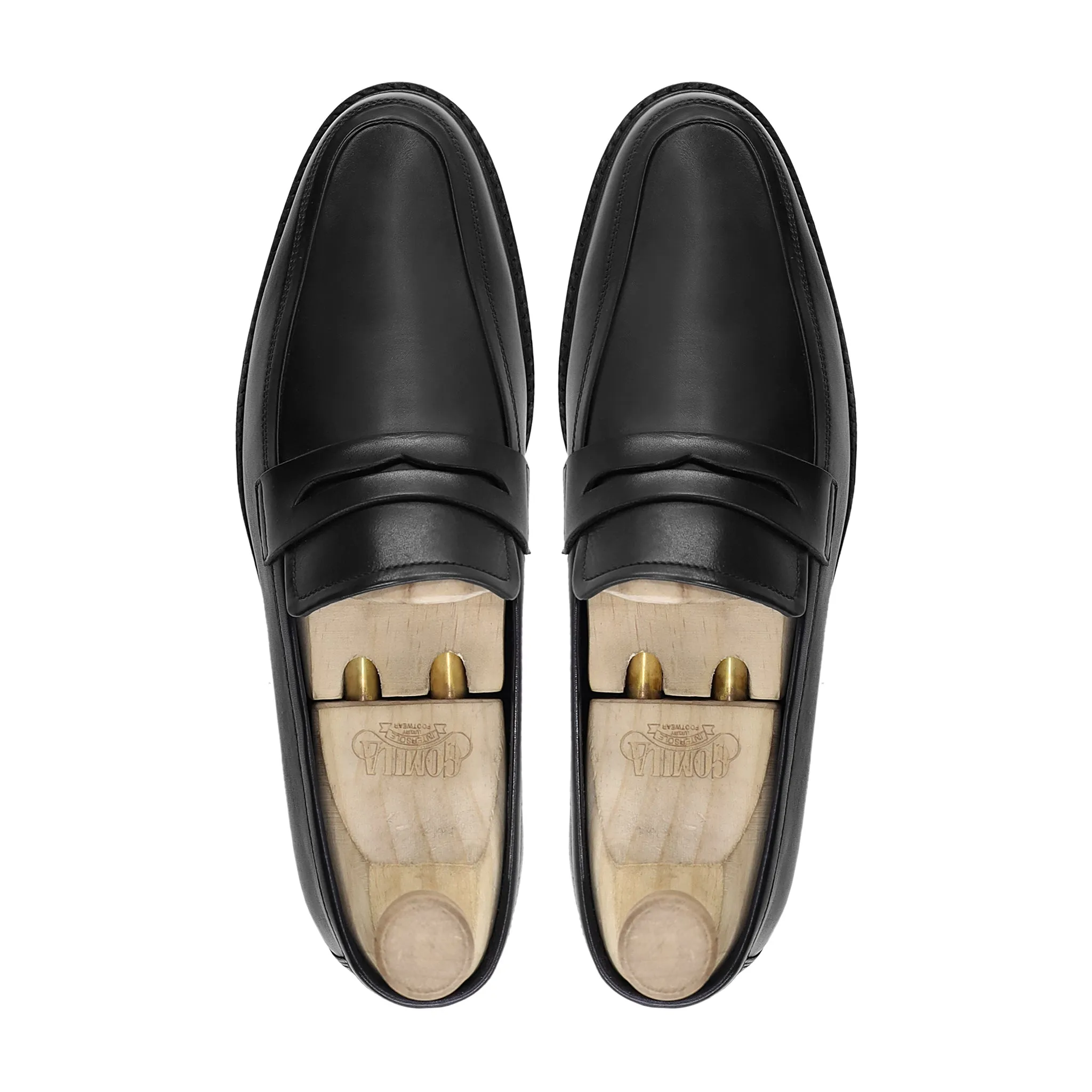 Orida - Men's Black Calf Leather Loafer