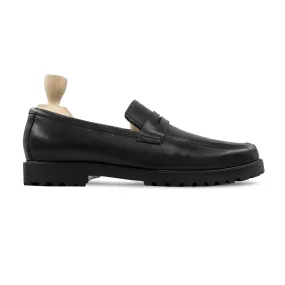 Orida - Men's Black Calf Leather Loafer