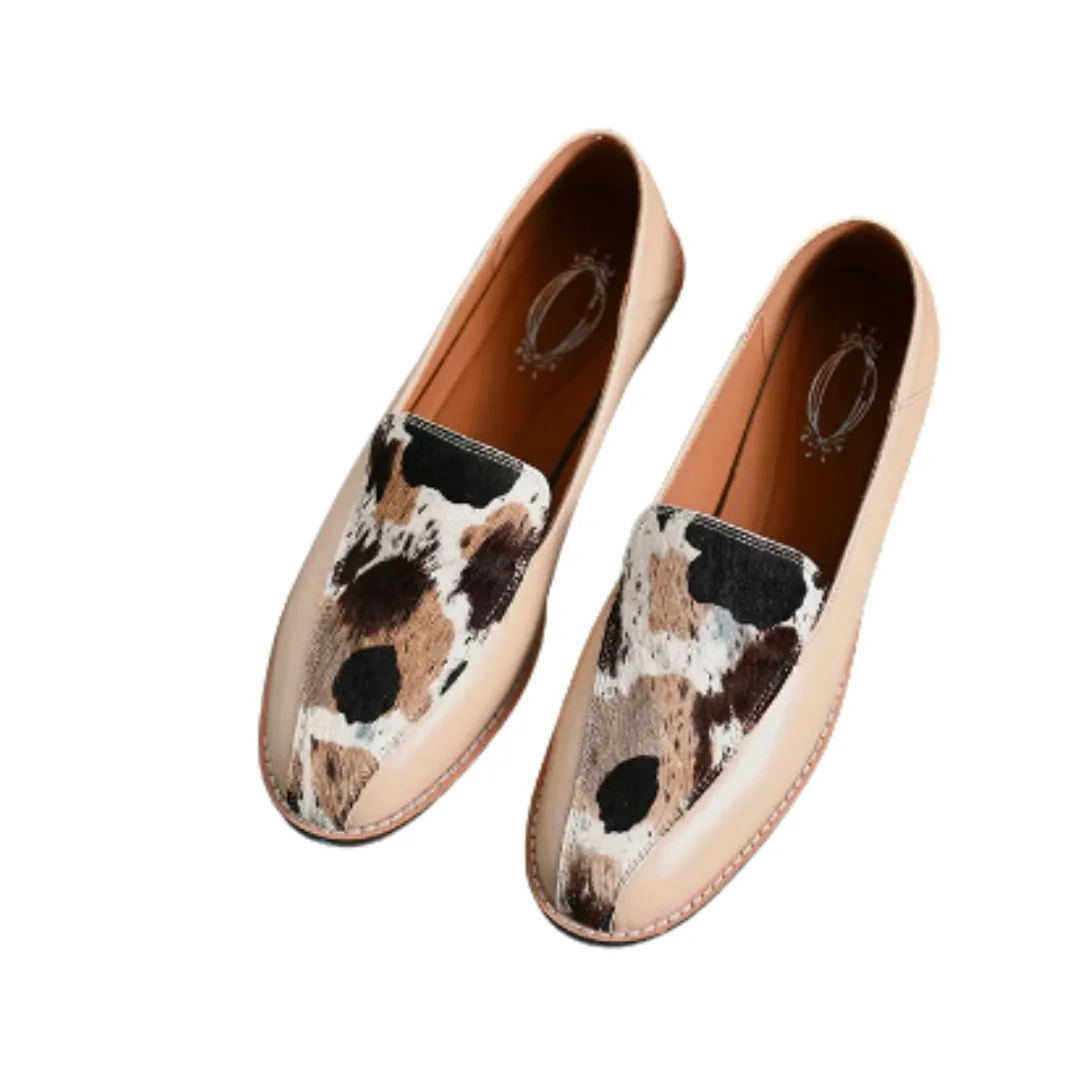 Pre Order:  Animal Pattern Leather Loafers