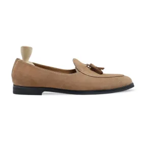 Rhythm - Men's Camel Kid Suede Loafer