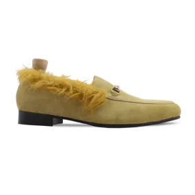 Ribnica - Men's Tan Kid Suede Loafer