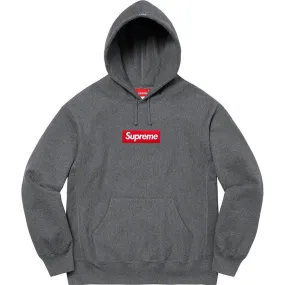 Supreme Box Logo Hooded Sweatshirt (Charcoal)