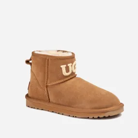 Ugg Classic Knit Logo Mini Boots (Water Resistant)