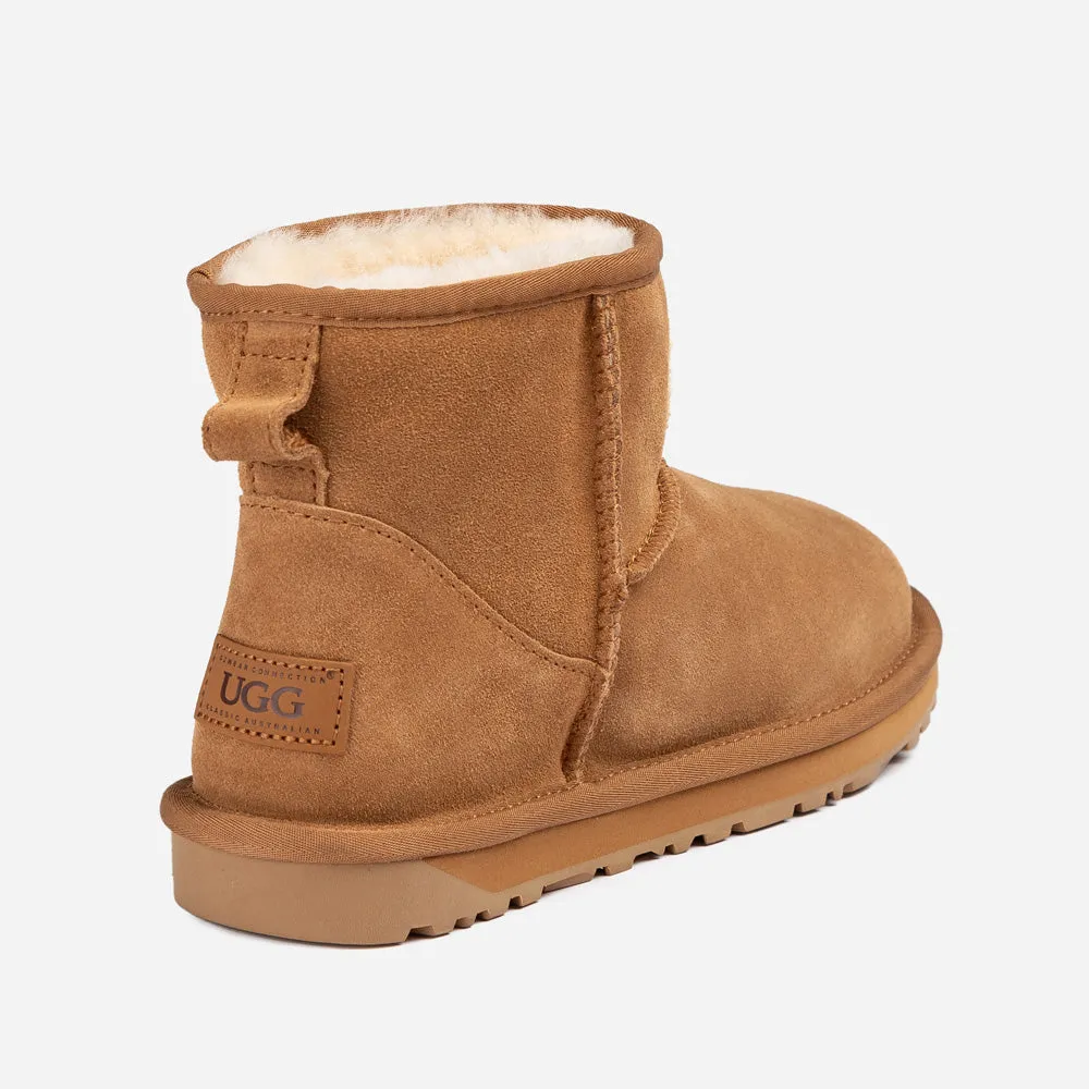 Ugg Classic Knit Logo Mini Boots (Water Resistant)