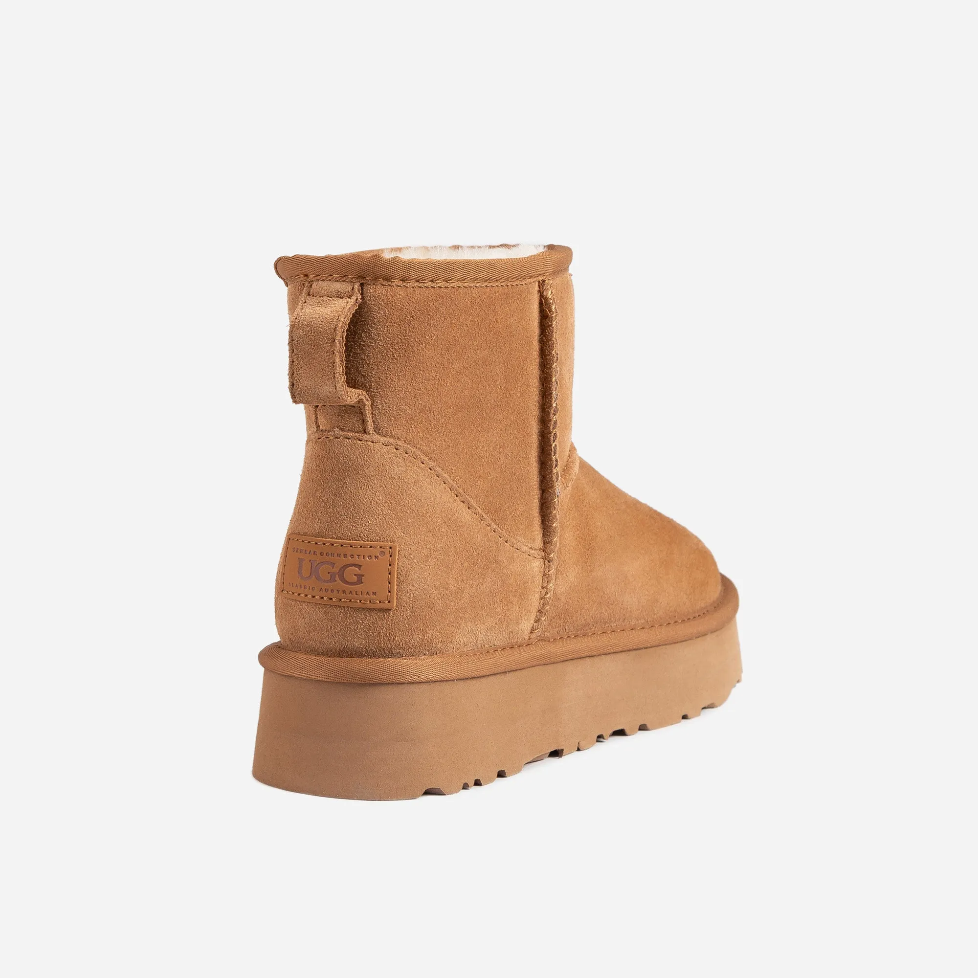 Ugg Classic Mini Platform Boots (Cow Suede)