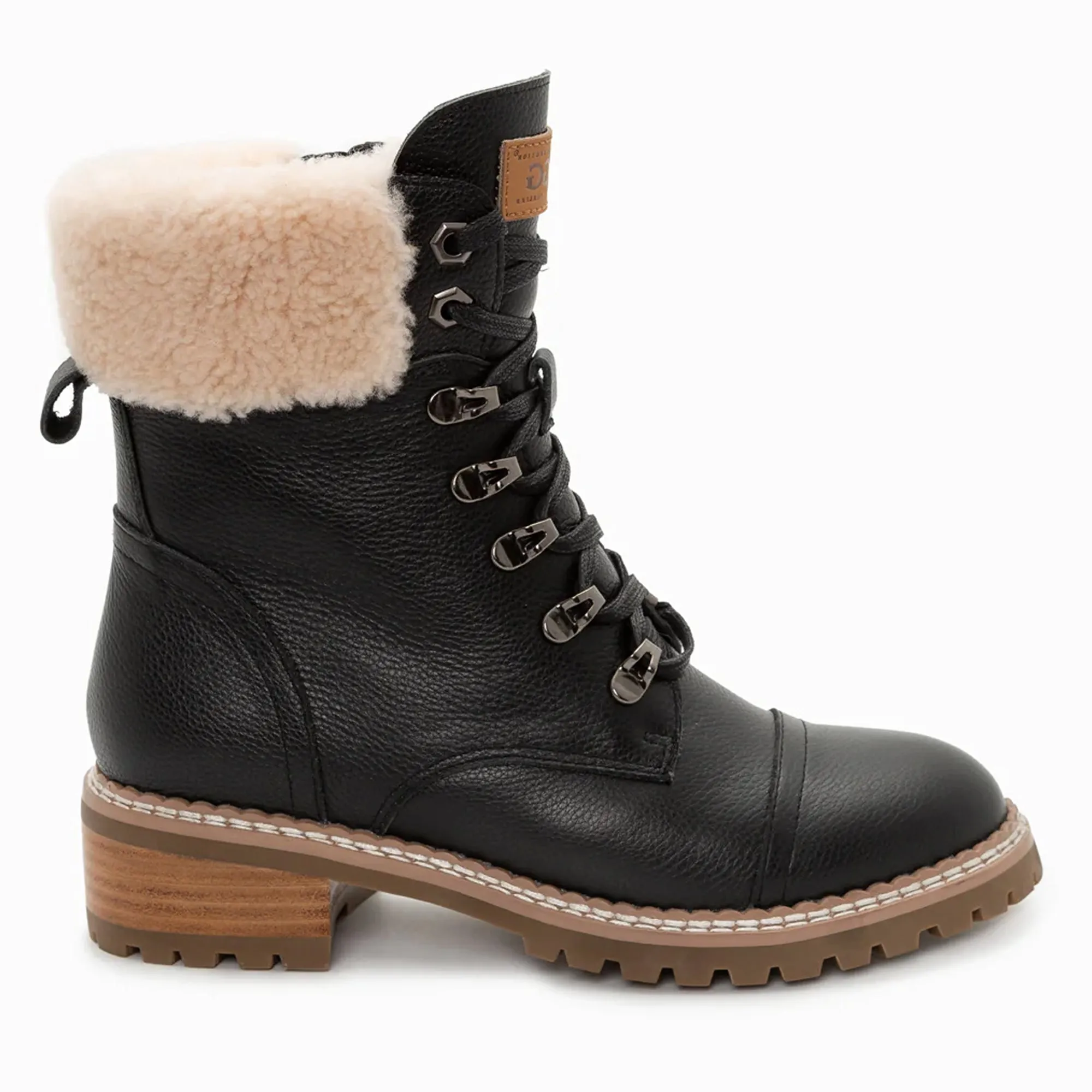 UGG Lyric Lace Up Leather Boots