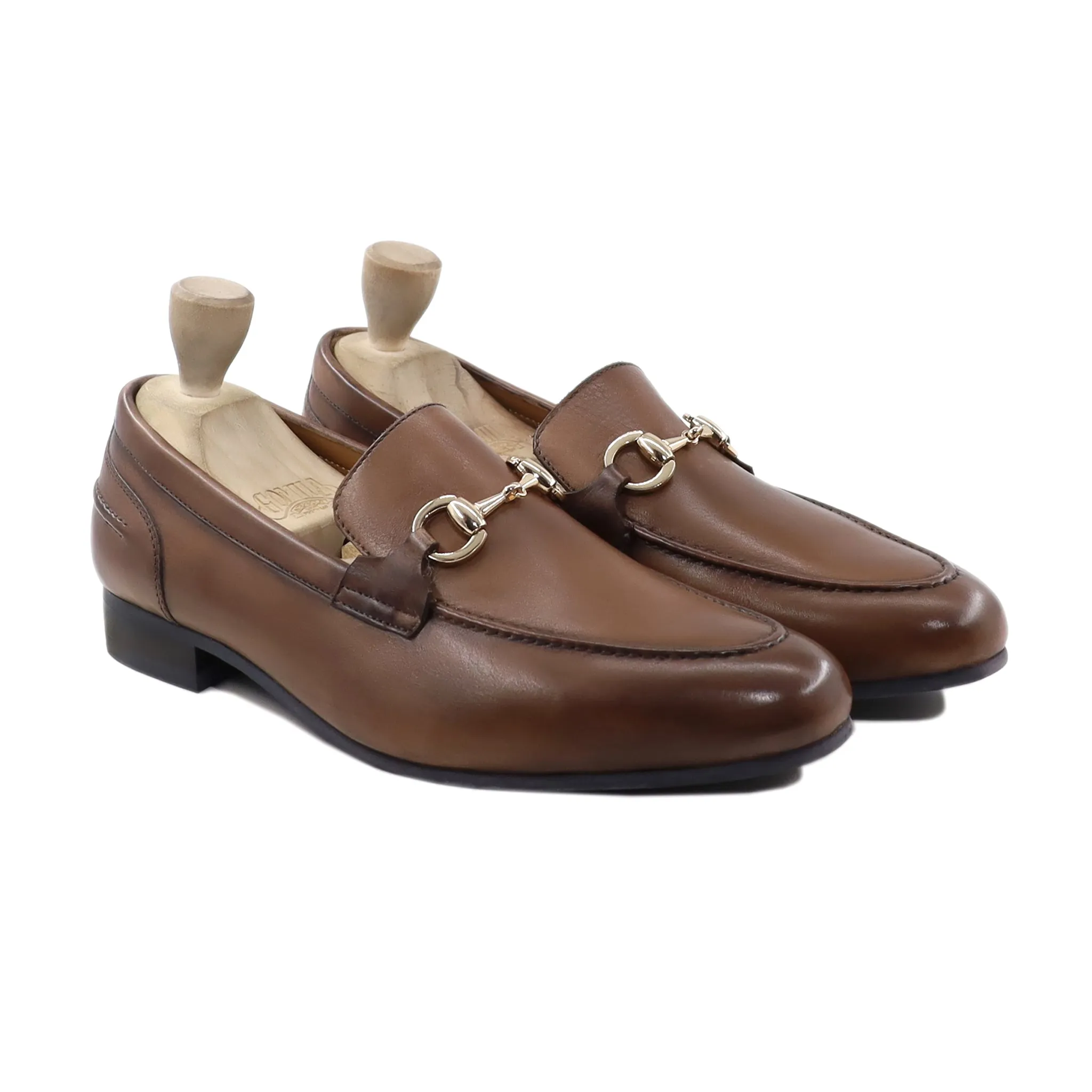 Votkinsk - Men's Light Brown Calf Leather Loafer