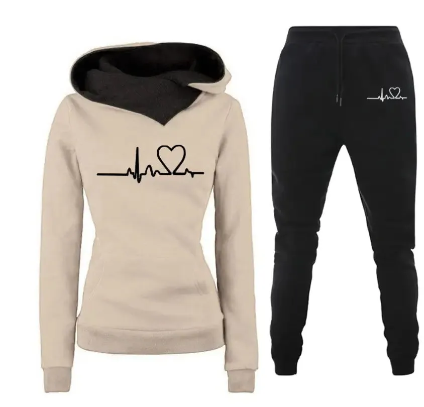 Winter Tracksuit Set: Hoodies   Pants